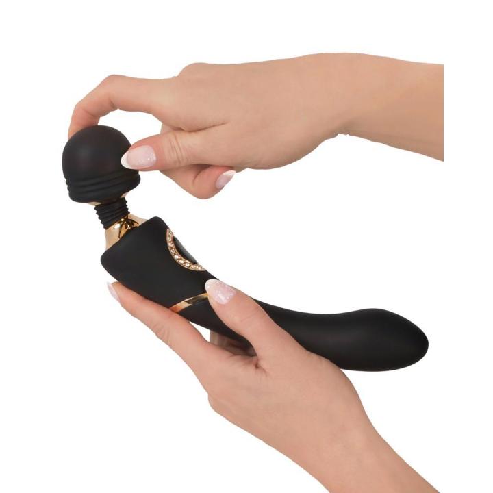 Elegancka różdżka masująca USB wodoodporna | 10 trybów wibracji