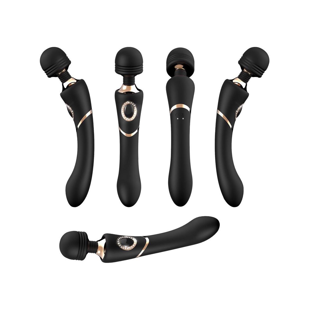 Elegancka różdżka masująca USB wodoodporna | 10 trybów wibracji