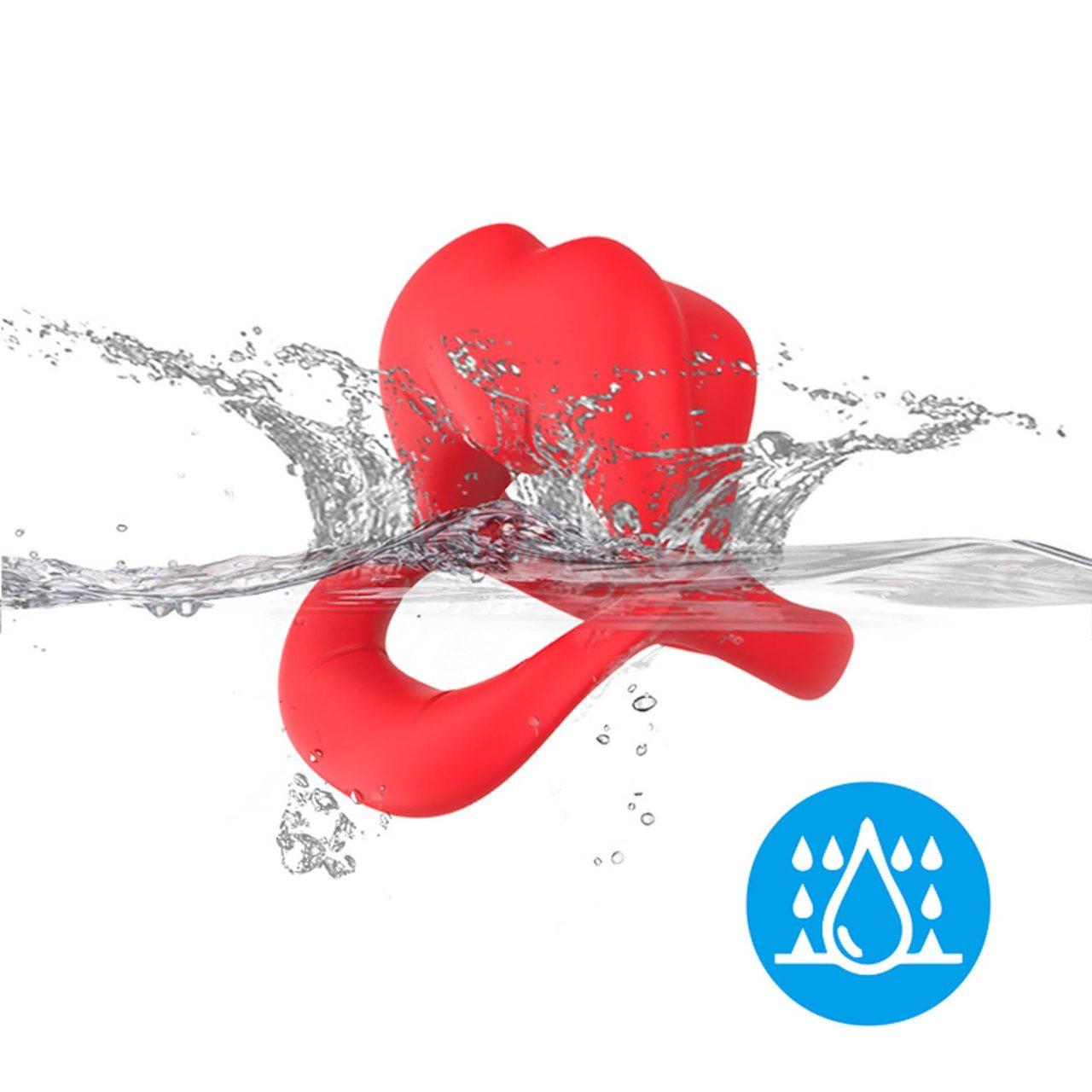 Wibrujący pierścień erekcyjny y-ring z pociskiem i 9 trybami | Loris.pl