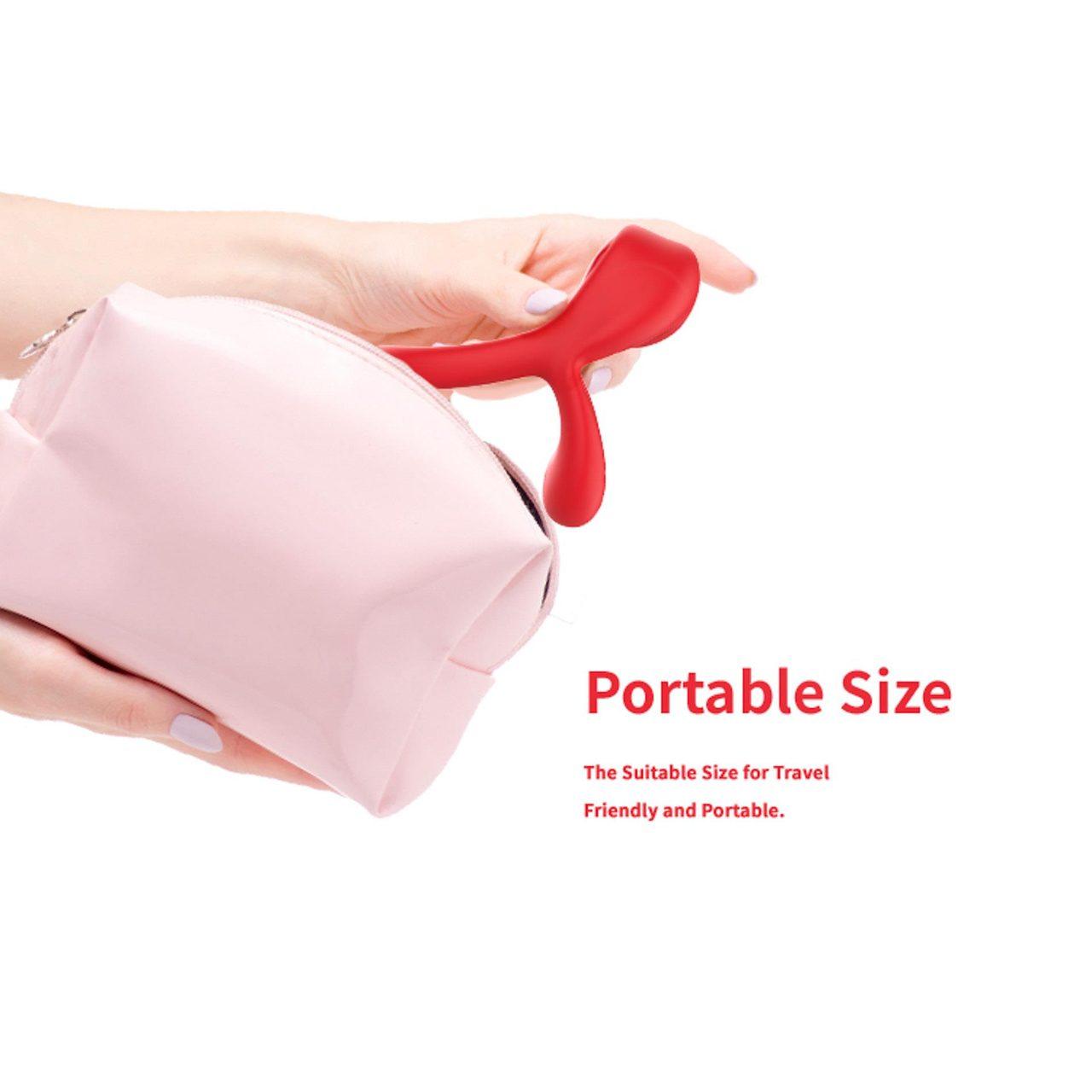 Wibrujący pierścień erekcyjny y-ring z pociskiem i 9 trybami | Loris.pl