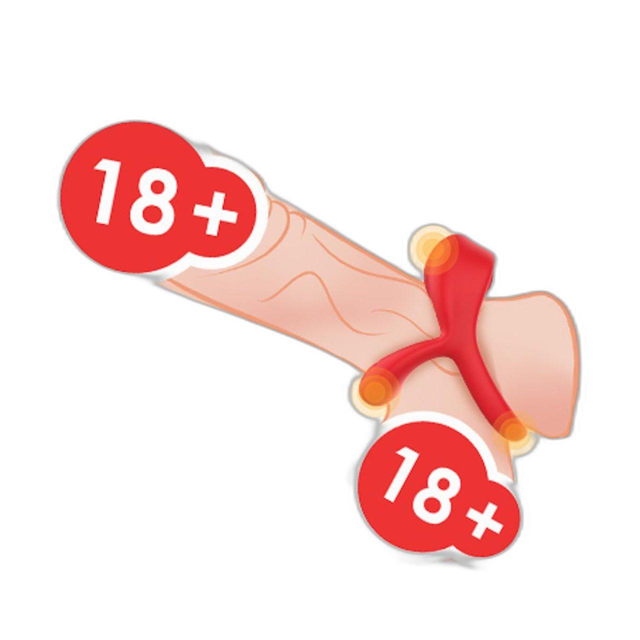 Wibrujący pierścień erekcyjny y-ring z pociskiem i 9 trybami | Loris.pl