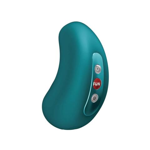 Zielony stymulator łechtaczki Air Pulse z wibracjami | IPX7 | USB-C