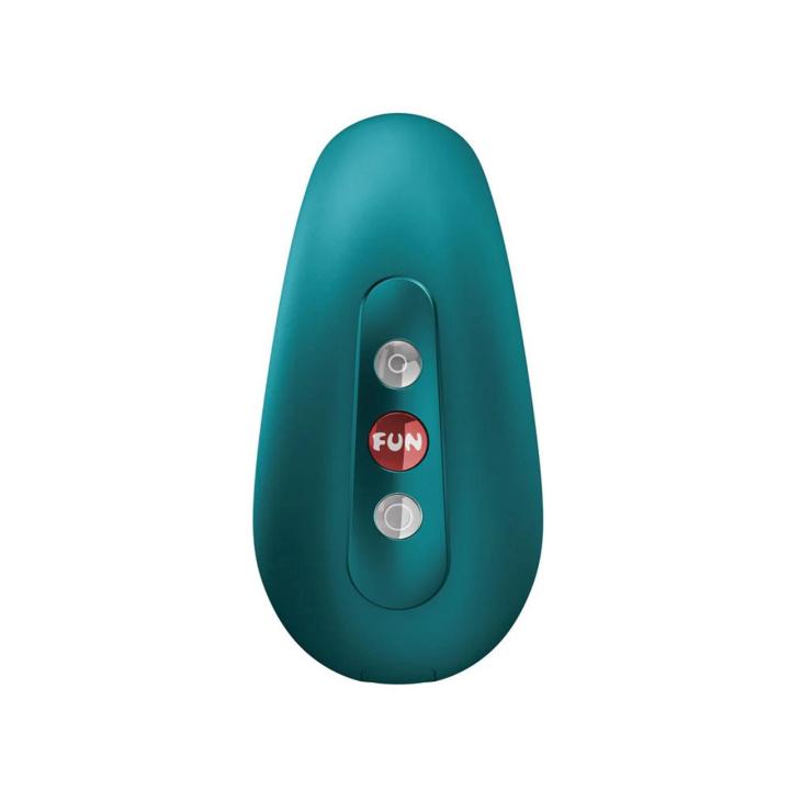 Zielony stymulator łechtaczki Air Pulse z wibracjami | IPX7 | USB-C