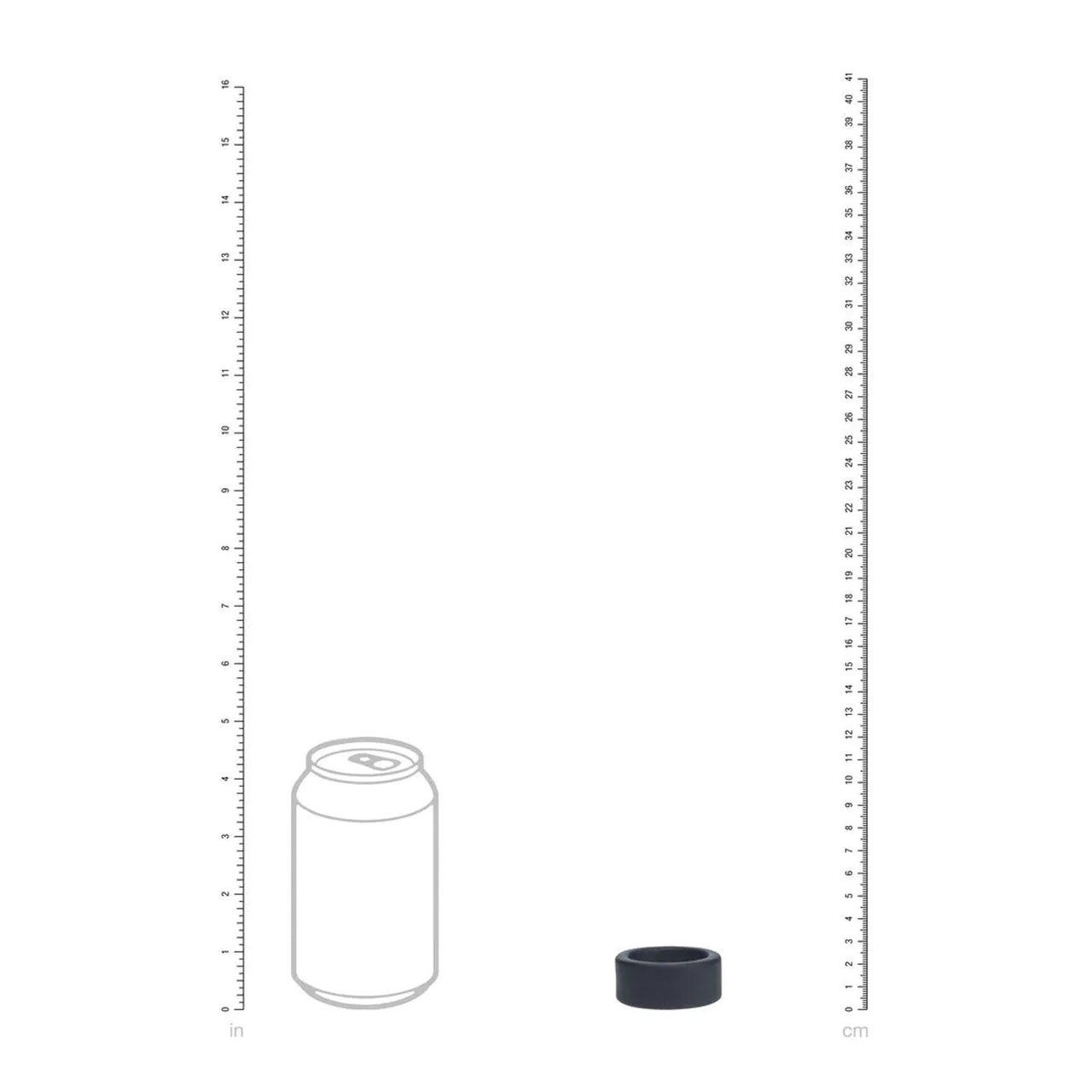 Silikonowy rozciągacz jąder S 34 mm czarny bez wibracji | Loris.pl