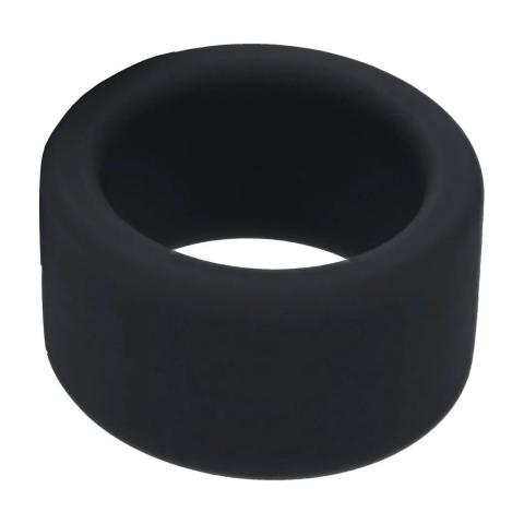 Silikonowy rozciągacz jąder 34 mm czarny m – niewibrujący