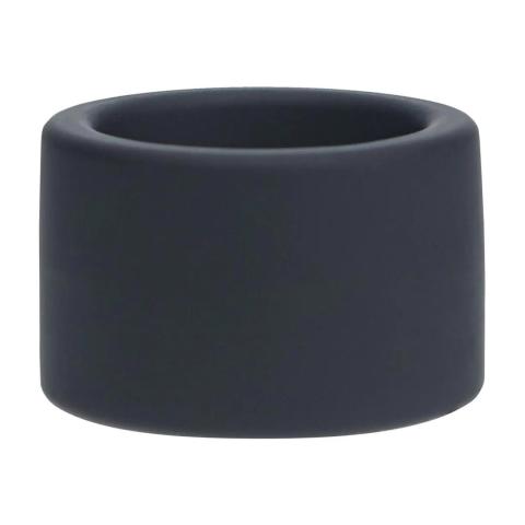 Silikonowy rozciągacz jąder 34 mm czarny m – niewibrujący