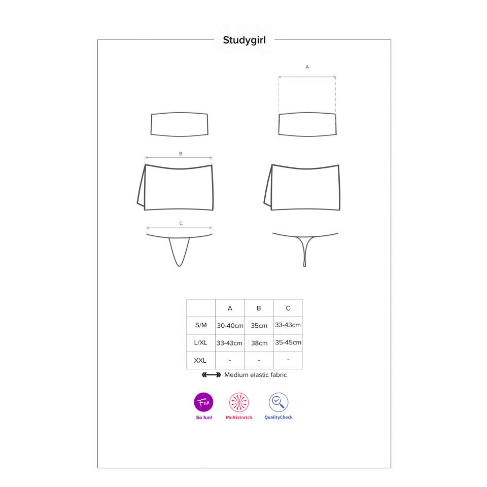 Kostium Obsessive Uczennica, zmysłowy i niewinny