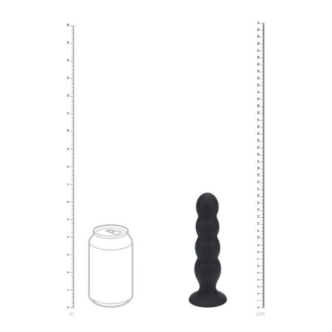 Korek analny XL z grzechotką i 4 segmentami | Silikon