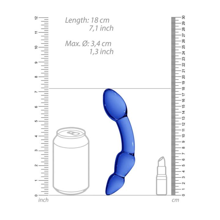 Szklane dildo wand do gry temperaturą | Szkło borokrzemowe