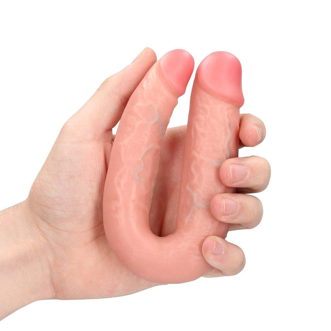 Podwójne dildo U 12,7 cm realistyczne | Loris.pl