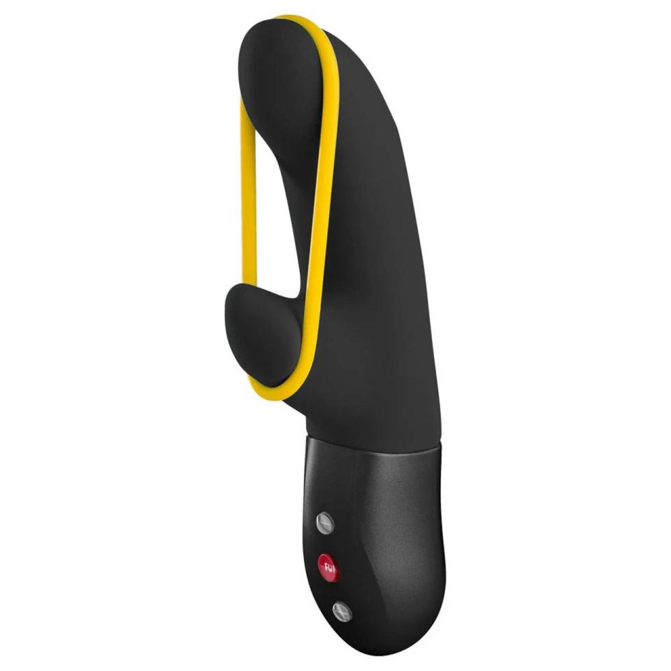 Czarny wibrator do punktu G z LED i ładowaniem magnetycznym- 17 cm, marki Fun Factory
