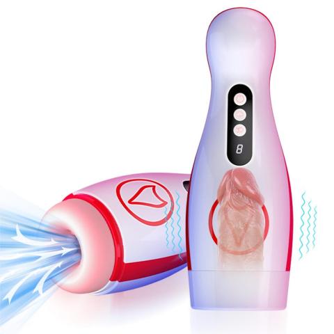 Wibrujący masturbator z ssaniem 7 trybów | realistyczny efekt oralny