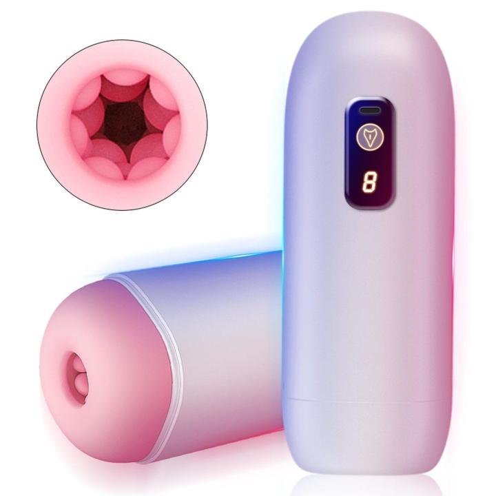 Automatyczny masturbator usb 8 trybów wibracji z głosem