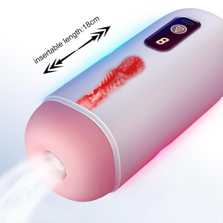 Automatyczny masturbator usb 8 trybów wibracji z głosem