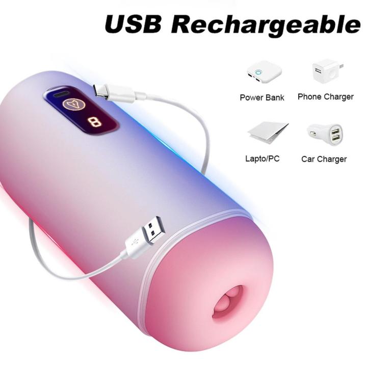 Automatyczny masturbator usb 8 trybów wibracji z głosem