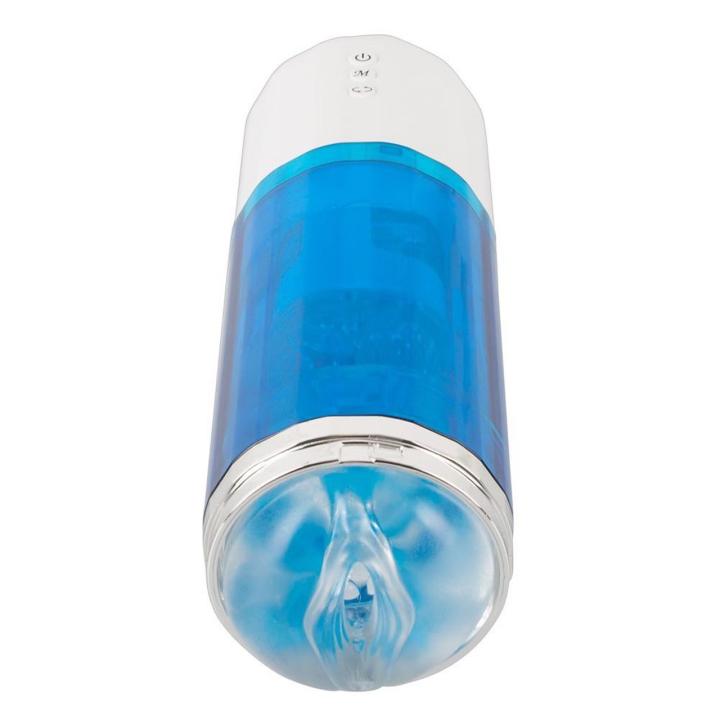 Masturbator waginalny 3 w 1 z rotacją pchnięciami i wibracją usb | Loris.pl