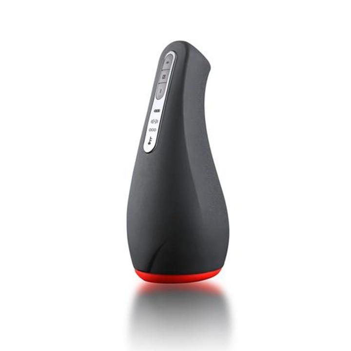 Masturbator z wibracją i podgrzewaniem 45°C | Wodoodporny, USB, cichy