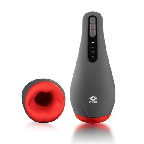 Masturbator z ssaniem i wibracjami + podgrzewanie 45°C | Cichy