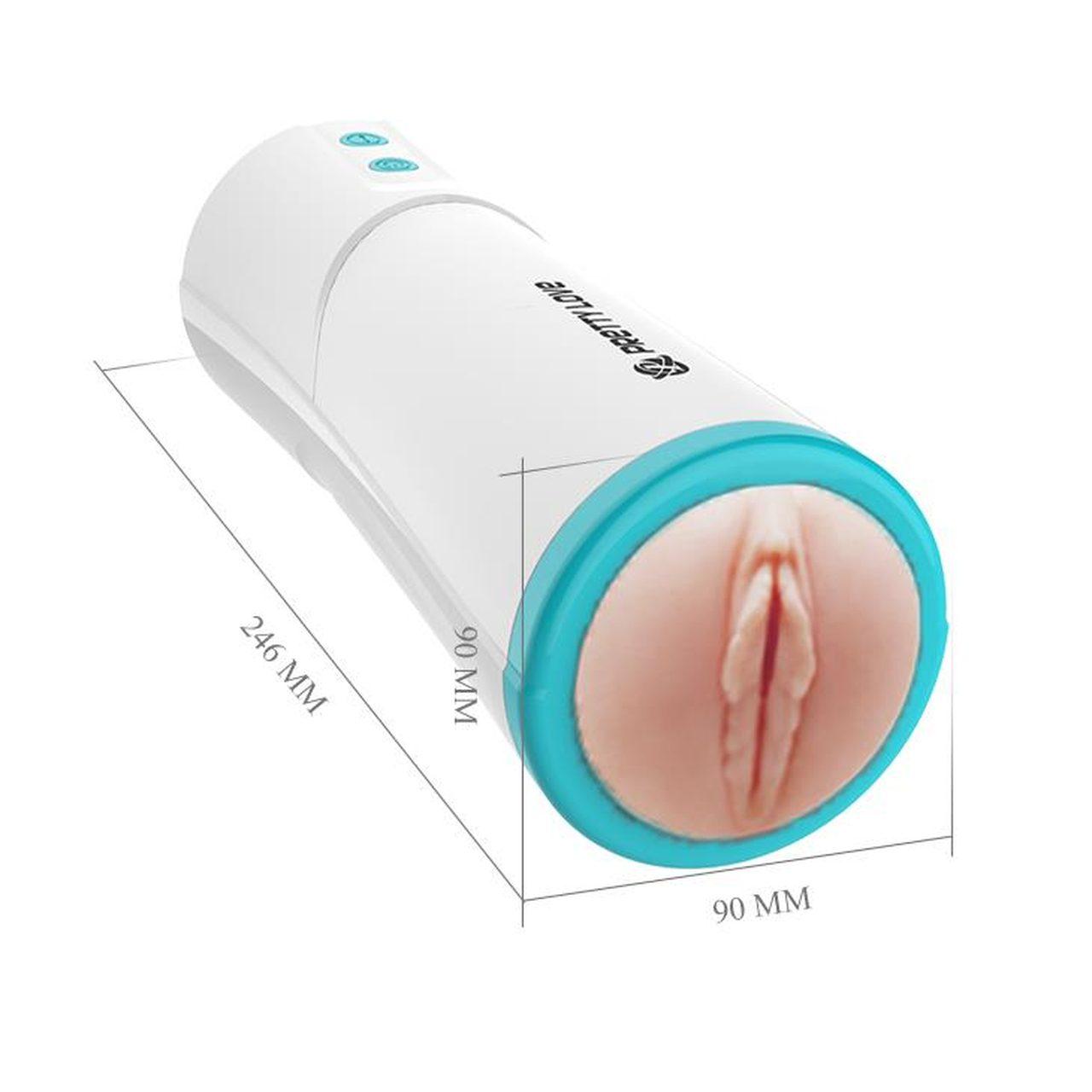 Pchający masturbator wagina z dźwiękiem | Intensywna stymulacja | Loris.pl