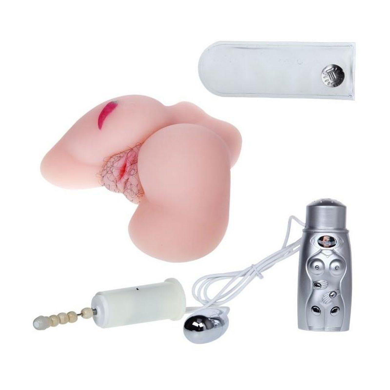 Masturbator wagina z wibracją i ruchem koralików | Loris.pl