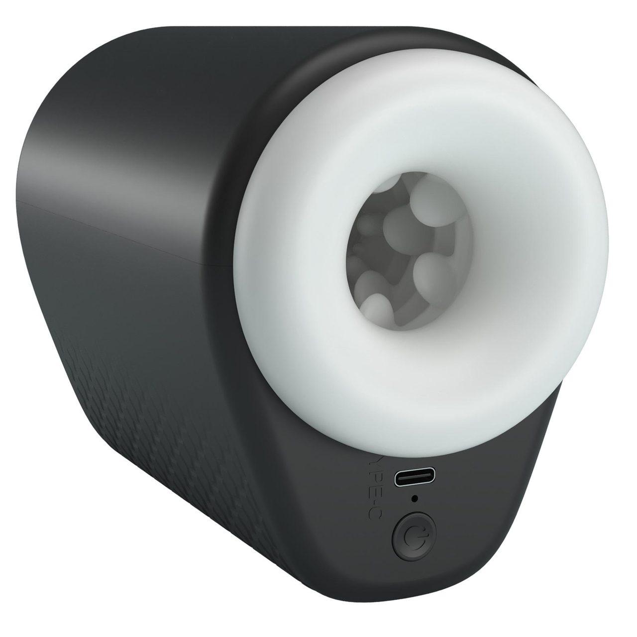 Masturbator z wibracją i ruchem posuwistym | 5 trybów + 5 ustawień | Loris.pl