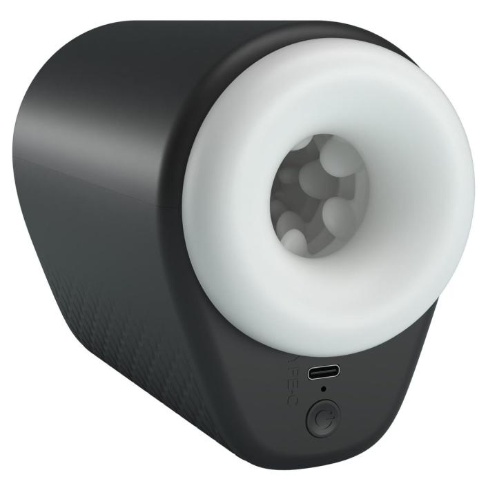 Masturbator z wibracją i ruchem posuwistym | 5 trybów + 5 ustawień | Loris.pl