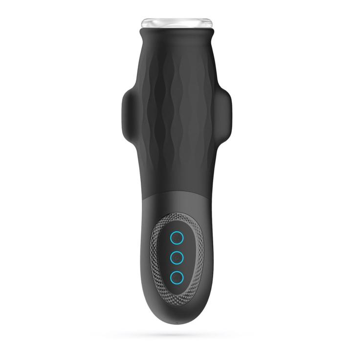 Masturbator z ssaniem i wibracjami 23,5 cm + wyjmowany rękaw | Loris.pl