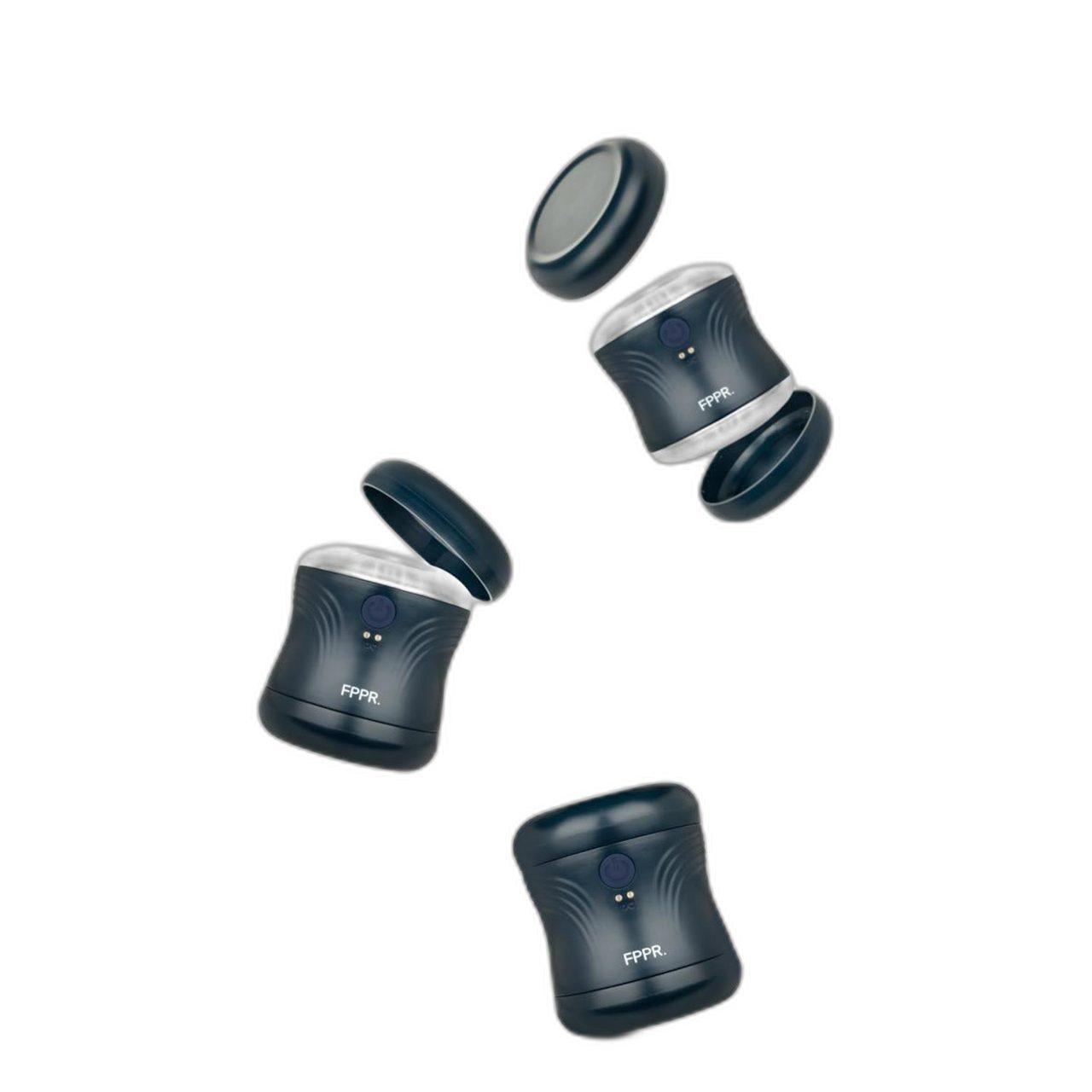 Dwustronny masturbator wibrujący niebieski – 10 trybów, wodoodporny | Loris.pl