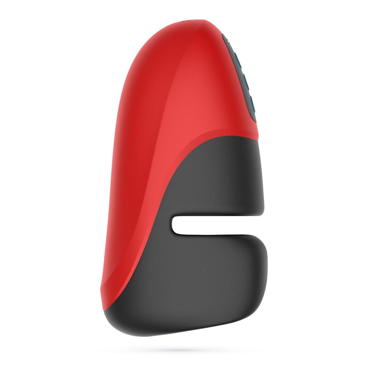 Wibrujący masturbator z naciskiem i zaciskiem 16,5 cm | 30 trybów | Loris.pl