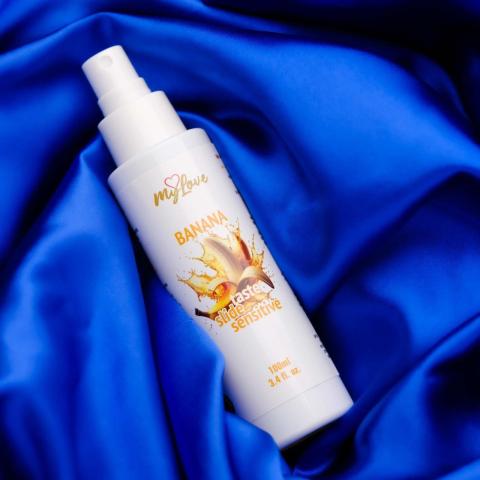 Smakowy żel intymny bananowy Sensitive 100 ml z atomizerem