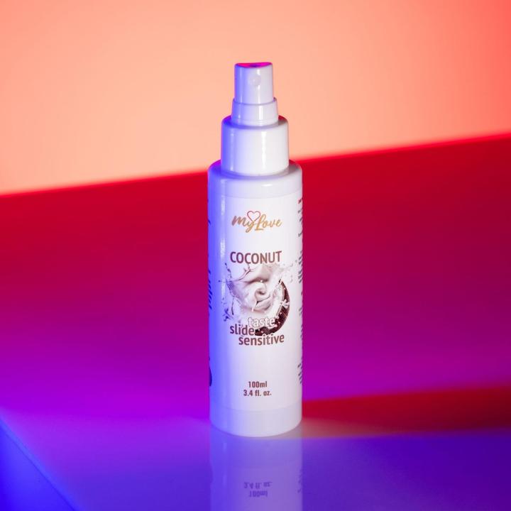 Smakowy żel intymny kokosowy sensitive 100 ml z atomizerem