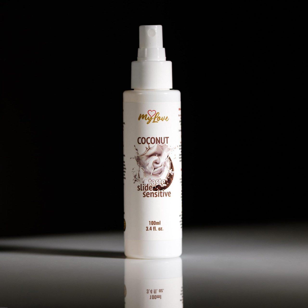 Smakowy żel intymny kokosowy sensitive 100 ml z atomizerem | Loris.pl