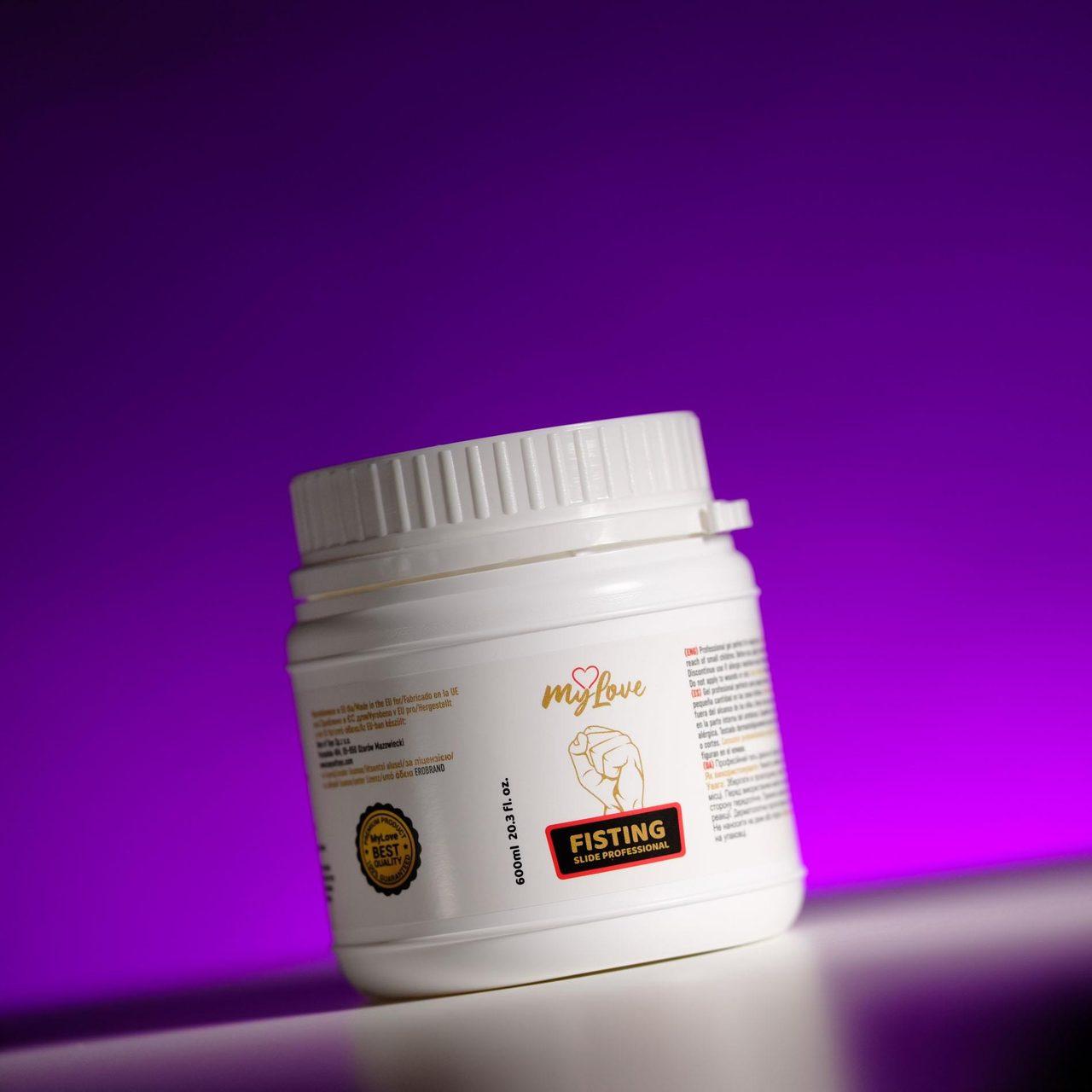 Gęsty żel do fistingu wiśniowy 600 ml | Stabilny poślizg i wysoka wydajność