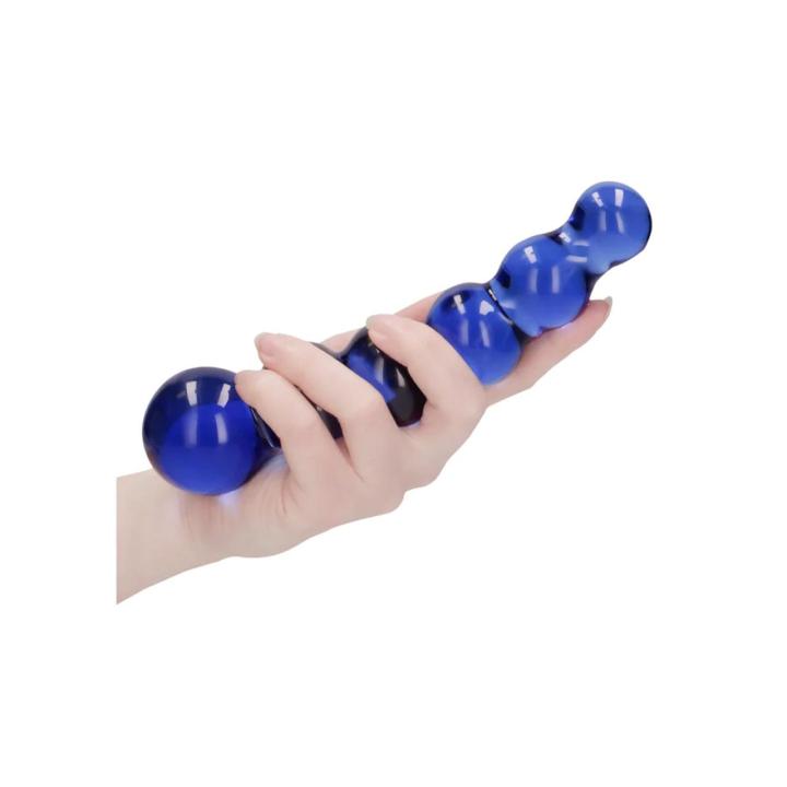 Szklane dildo do gry temperaturą i stymulacji