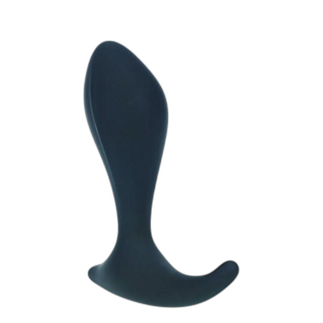 Silikonowy masażer prostaty czarny | Precyzyjna stymulacja punktu P