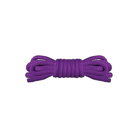 Fioletowa linka BDSM do wiązania 1,5 m z nylonu