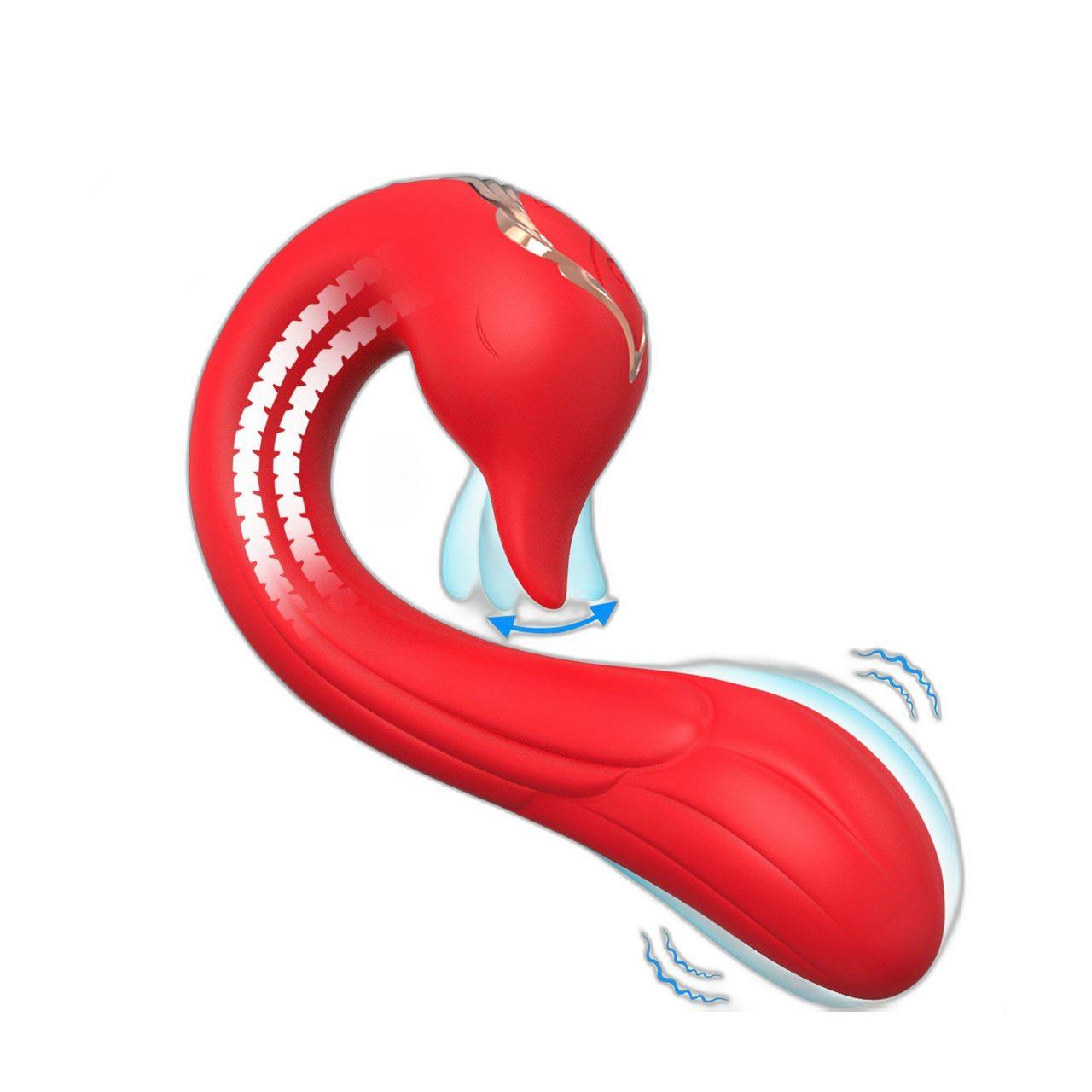 Wibrator do punktu G wodoodporny | 9 trybów wibracji i „lick”