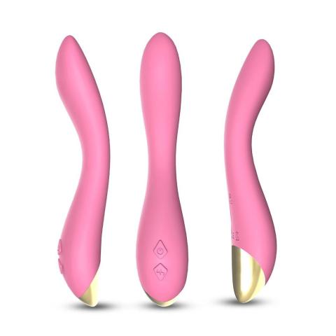 Wodoodporny wibrator do punktu G z masażerem łechtaczki | 9 trybów USB