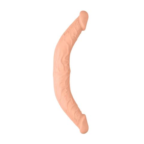Realistyczne podwójne dildo 36 cm Skin TPE bez ftalanów