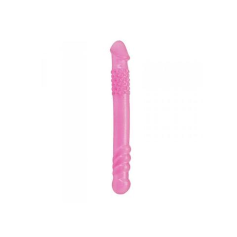 Podwójne dildo premium tpe 25,4 cm | Elastyczne dildo dla par