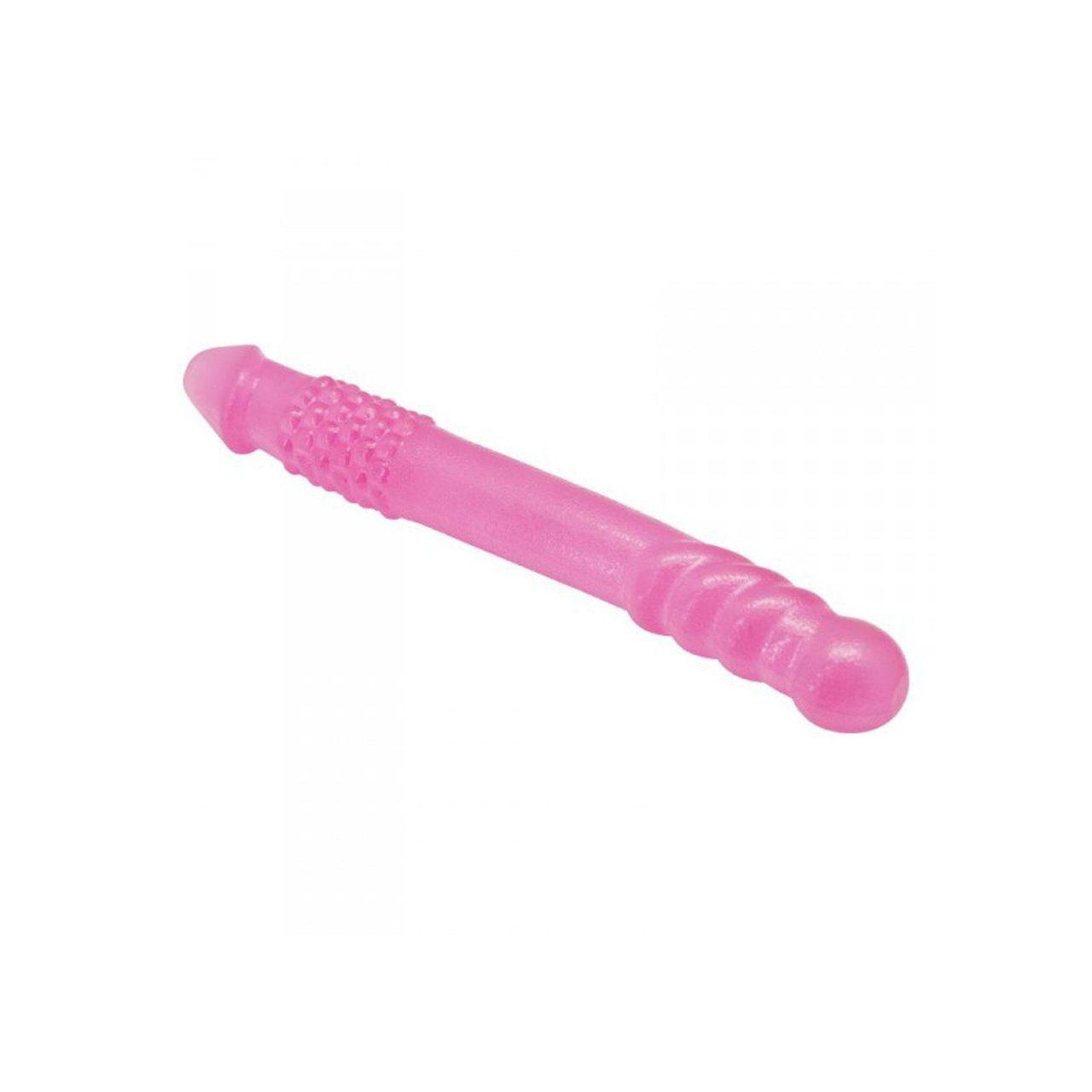Podwójne dildo premium tpe 25,4 cm | Elastyczne dildo dla par | Loris.pl
