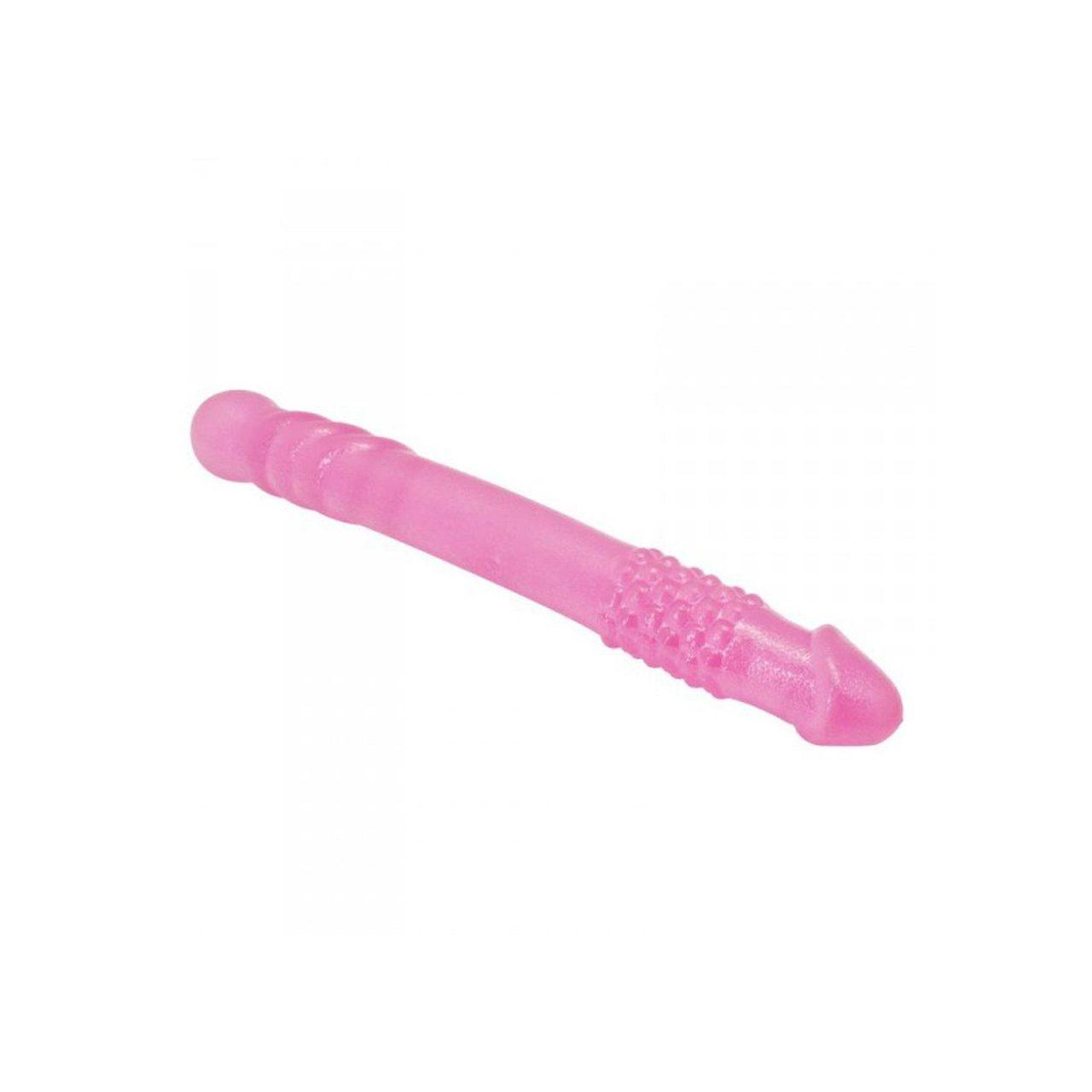 Podwójne dildo premium tpe 25,4 cm | Elastyczne dildo dla par | Loris.pl