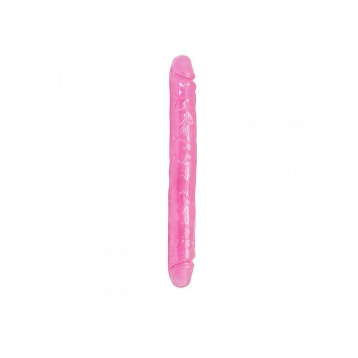 Podwójne dildo z TPE 33 cm i 4 cm | Elastyczne i realistyczne