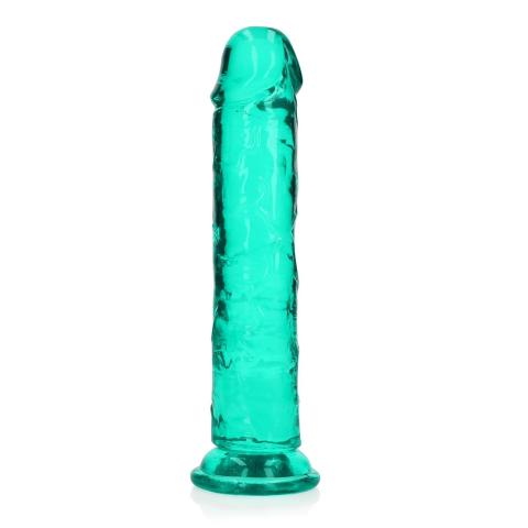 Przezroczyste dildo żelowe z przyssawką 20 cm – wodoodporne