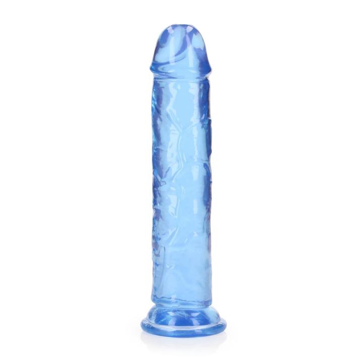 Przezroczyste dildo z przyssawką 20 cm – żelowe TPE