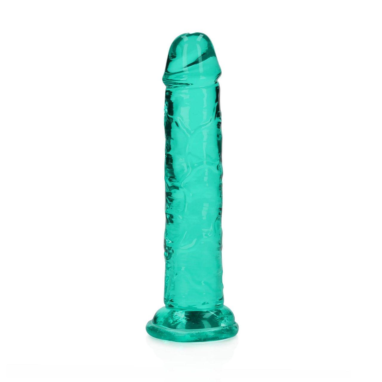 Przezroczyste dildo z przyssawką 14,5 cm – żelowe TPE | Loris.pl