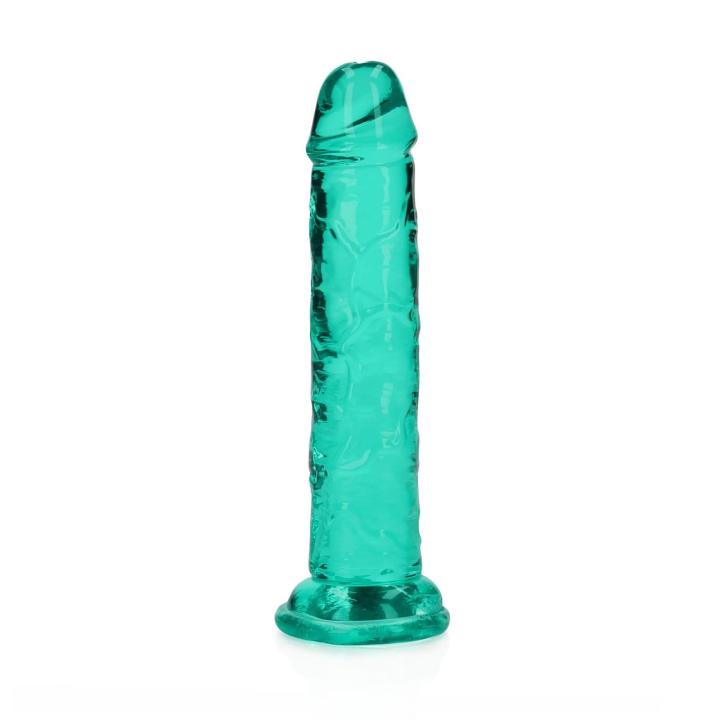 Przezroczyste dildo z przyssawką 14,5 cm – żelowe TPE
