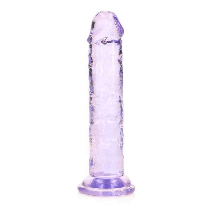 Przezroczyste dildo z przyssawką 14,5 cm – smukłe, realistyczne | Loris.pl