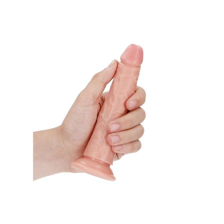 Smukłe realistyczne dildo z przyssawką 15,5 cm – stymulacja punktu g