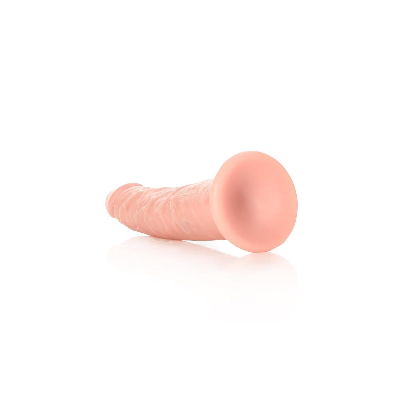 Smukłe realistyczne dildo z przyssawką 15,5 cm – stymulacja punktu g